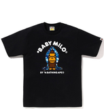  Áo Bape Abc Camo Milo Hoodie Tee 'Black' 