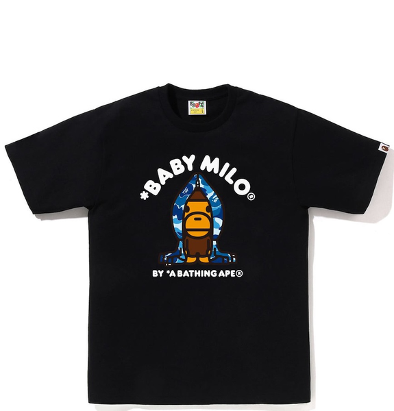  Áo Bape Abc Camo Milo Hoodie Tee 'Black' 