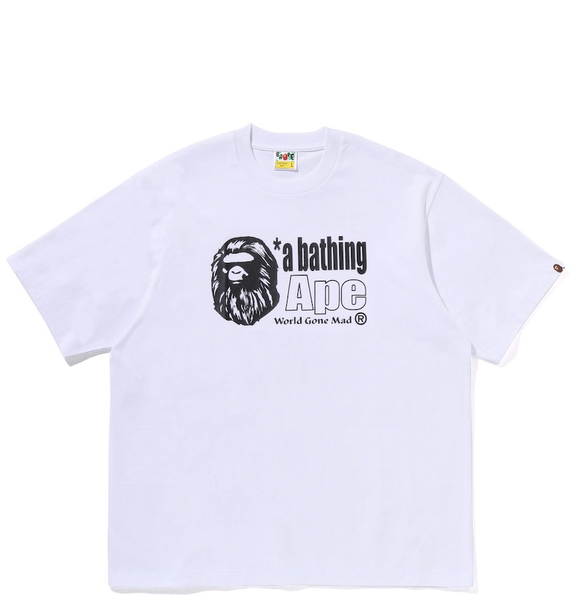  Áo Bape Ape Head Logo Relaxed Fit Tee 'White' 