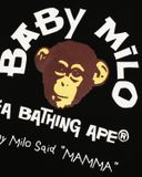  Áo Bape Baby Milo College Relaxed Fit Tee 'Black' 