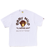  Áo Bape Baby Milo College Relaxed Fit Tee 'White' 