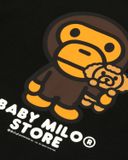  Áo Bape Baby Milo Cropped Tee 'Black' 