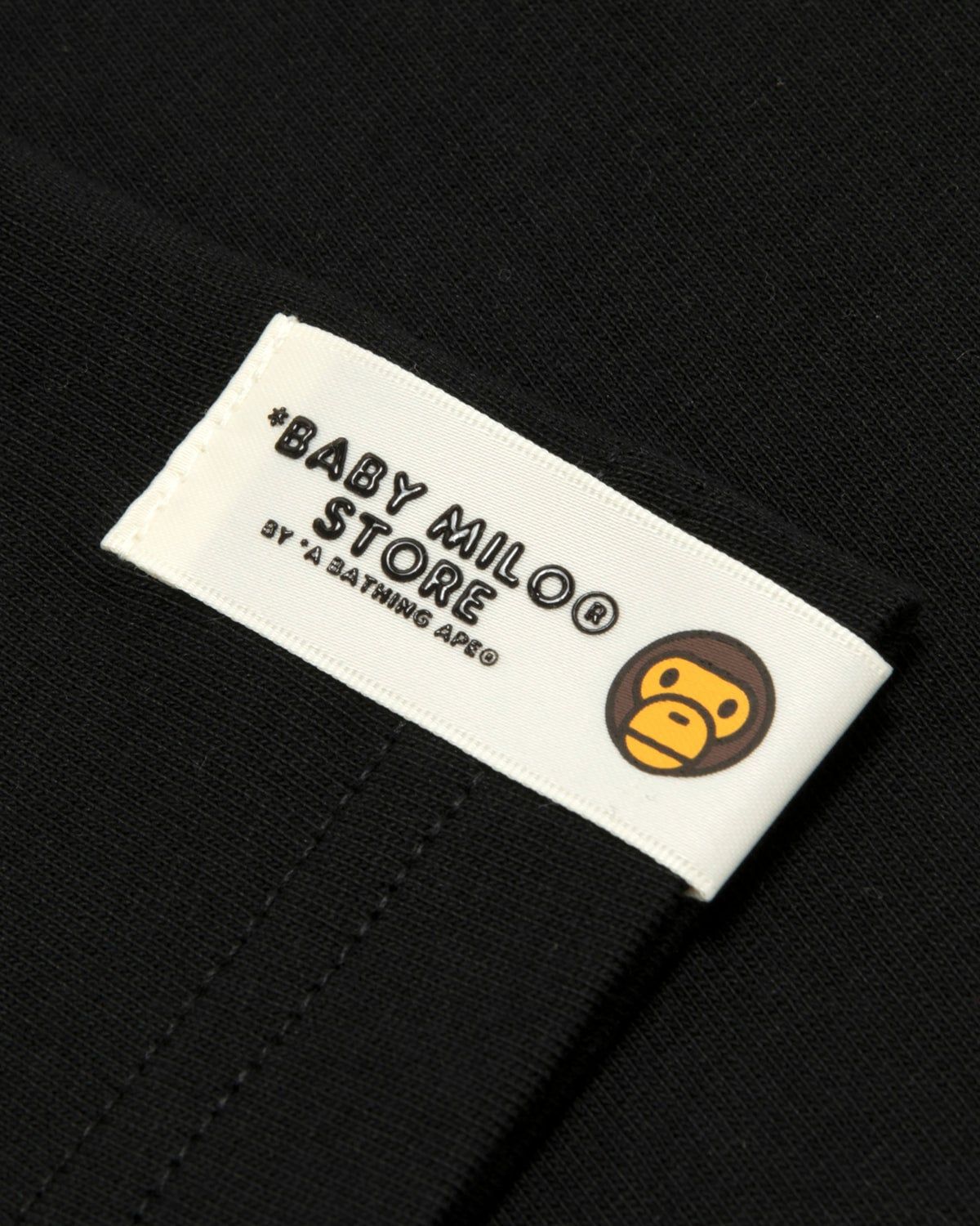  Áo Bape Baby Milo Cropped Tee 'Black' 