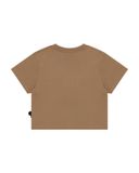  Áo Bape Baby Milo Cropped Tee 'Brown' 