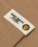  Áo Bape Baby Milo Cropped Tee 'Brown' 
