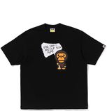  Áo Bape Baby Milo Graphic Relaxed Fit Tee 'Black' 
