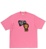  Áo Bape Baby Milo Graphic Relaxed Fit Tee 'Pink' 