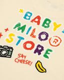  Áo Bape Baby Milo Graphic Tee 'Beige' 