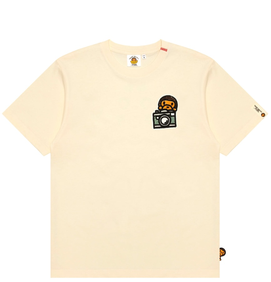  Áo Bape Baby Milo Graphic Tee 'Beige' 