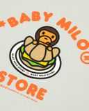  Áo Bape Baby Milo Graphic Tee 'Grey' 