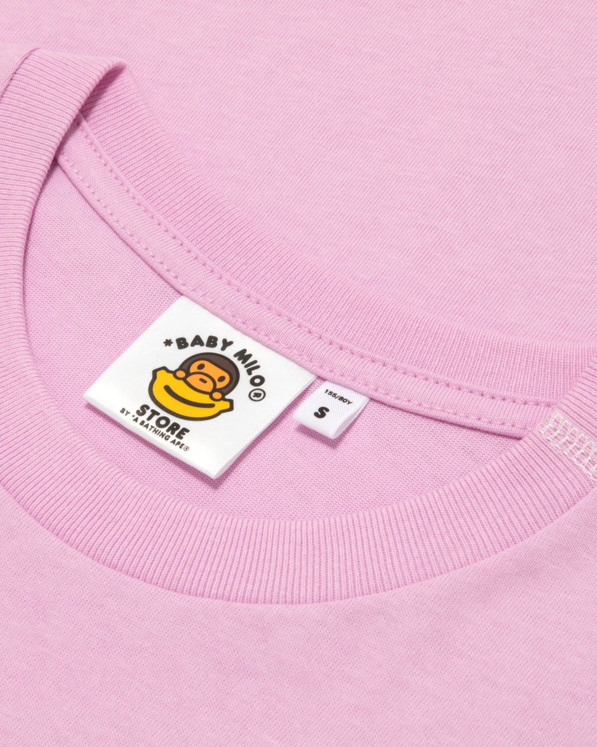  Áo Bape Baby Milo Graphic Tee 'Pink' 