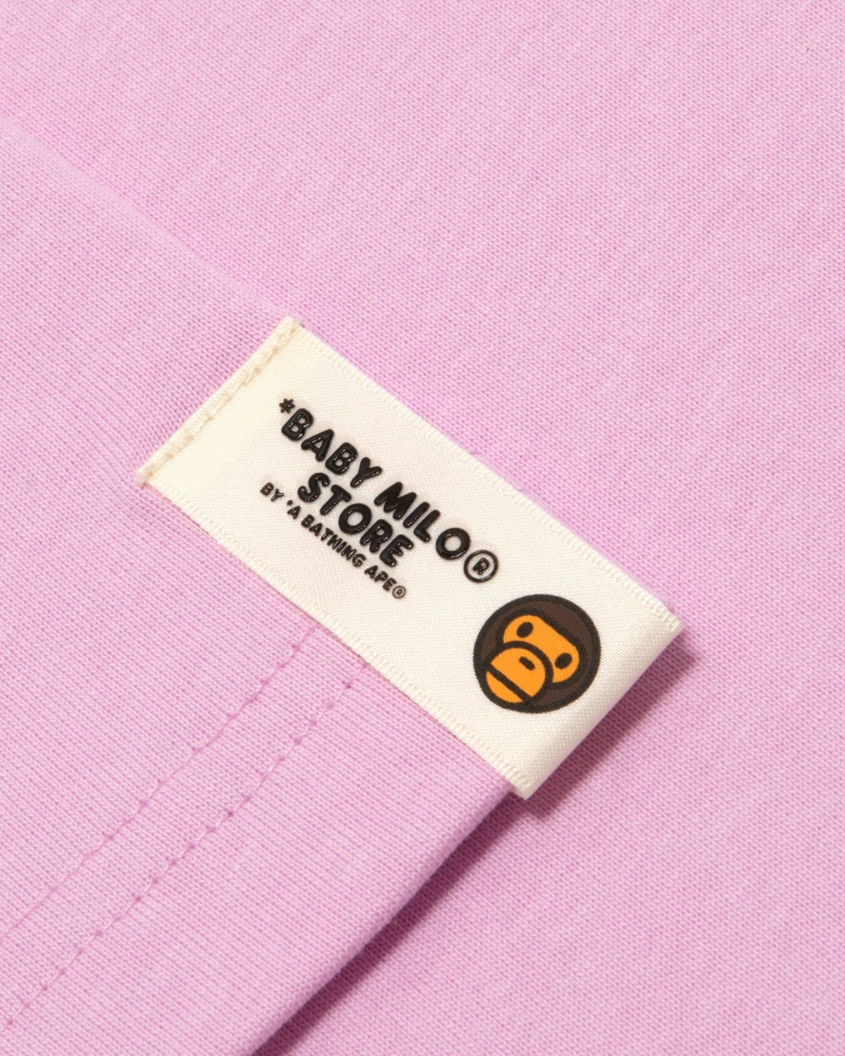  Áo Bape Baby Milo Graphic Tee 'Pink' 