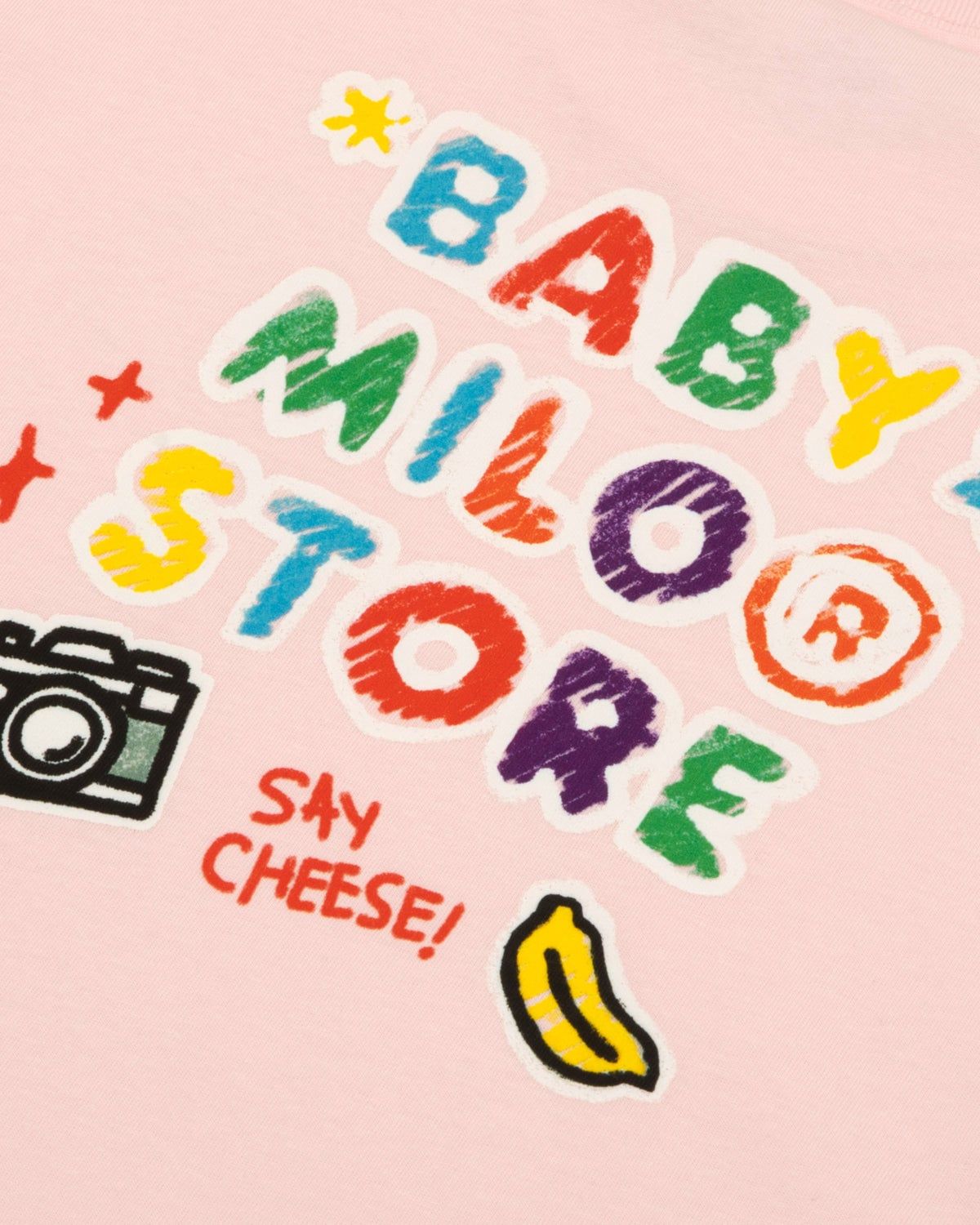  Áo Bape Baby Milo Graphic Tee 'Pink' 