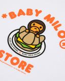  Áo Bape Baby Milo Graphic Tee 'White' 