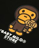  Áo Bape Baby Milo Long Sleeve Tee 'Black' 