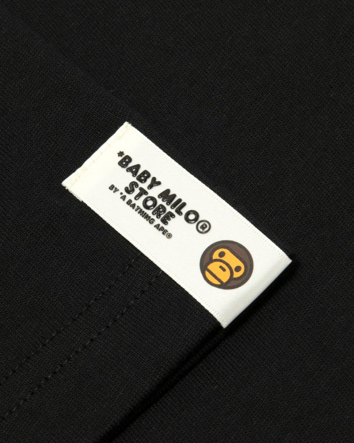  Áo Bape Baby Milo Regular Fit Tee 'Black' 