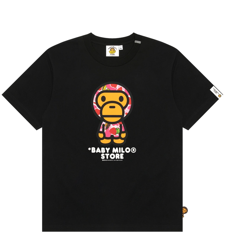  Áo Bape Baby Milo Regular Fit Tee 'Black' 