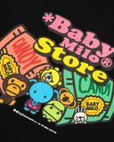  Áo Bape Baby Milo Regular Fit Tee 'Black' 