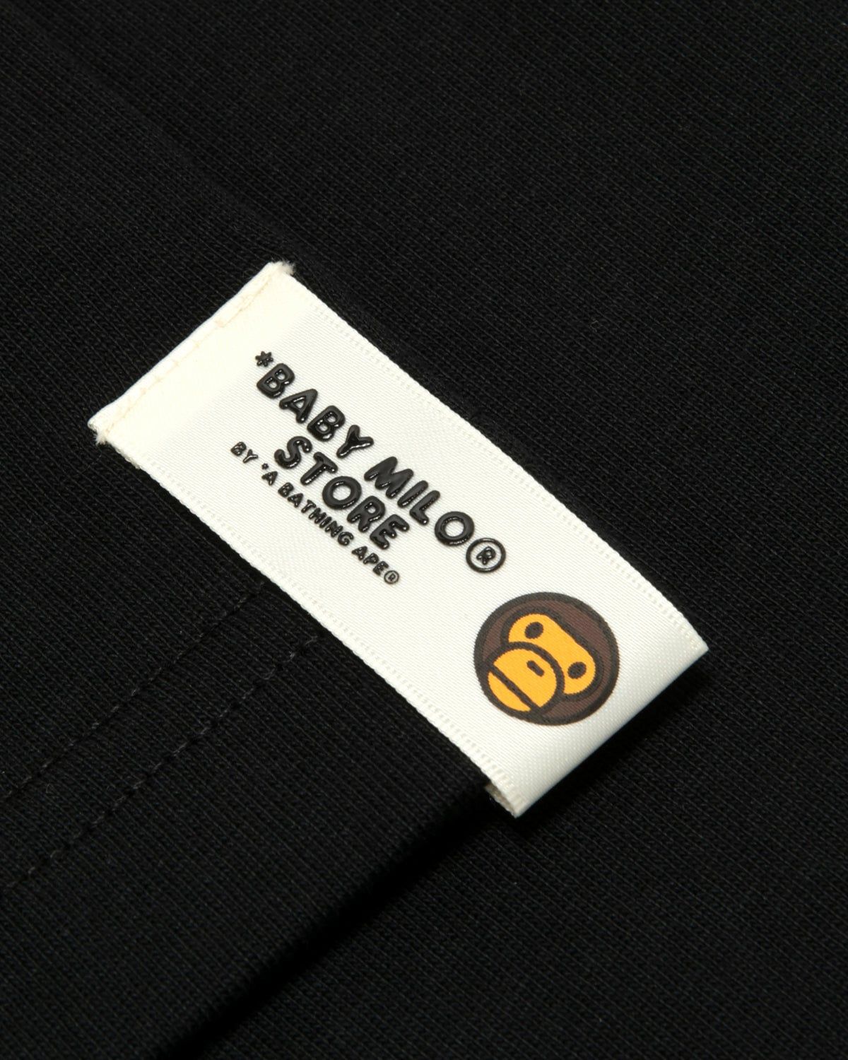  Áo Bape Baby Milo Regular Fit Tee 'Black' 