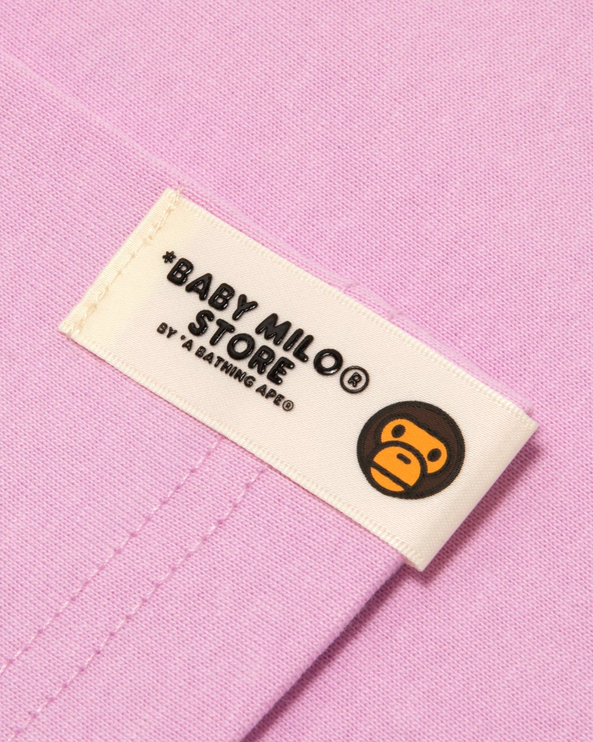  Áo Bape Baby Milo Regular Fit Tee 'Pink' 