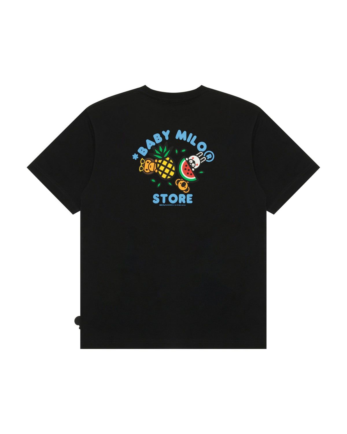  Áo Bape Baby Milo Slim Fit Tee 'Black' 