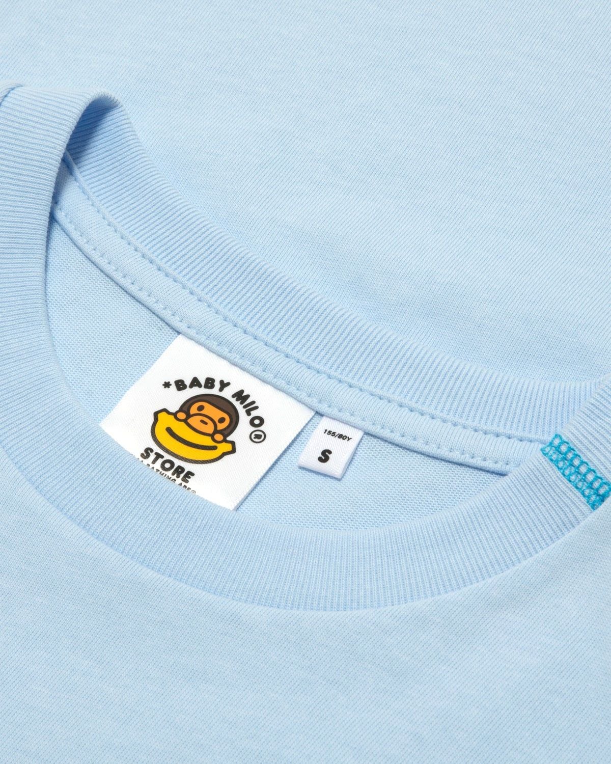  Áo Bape Baby Milo Slim Fit Tee 'Blue' 