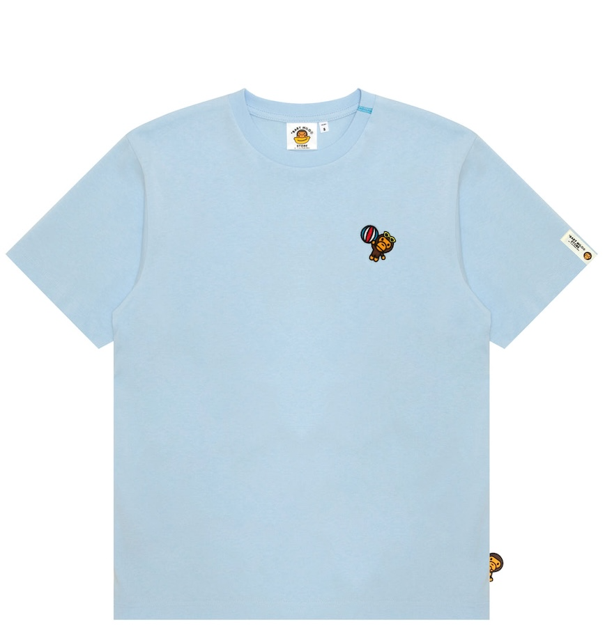  Áo Bape Baby Milo Slim Fit Tee 'Blue' 