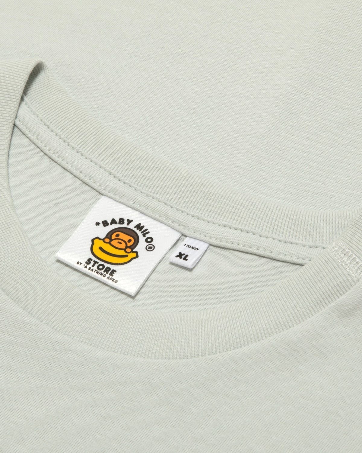  Áo Bape Baby Milo Slim Fit Tee 'Grey' 