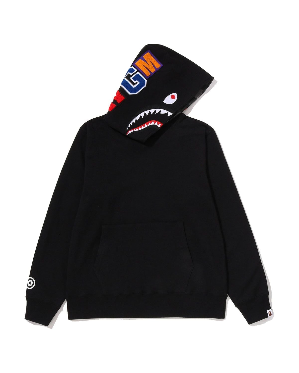  Áo Bape Color Camo Shark Pullover Hoodie 'Black' 