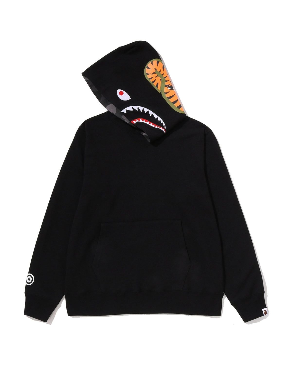  Áo Bape Color Camo Shark Pullover Hoodie 'Black' 