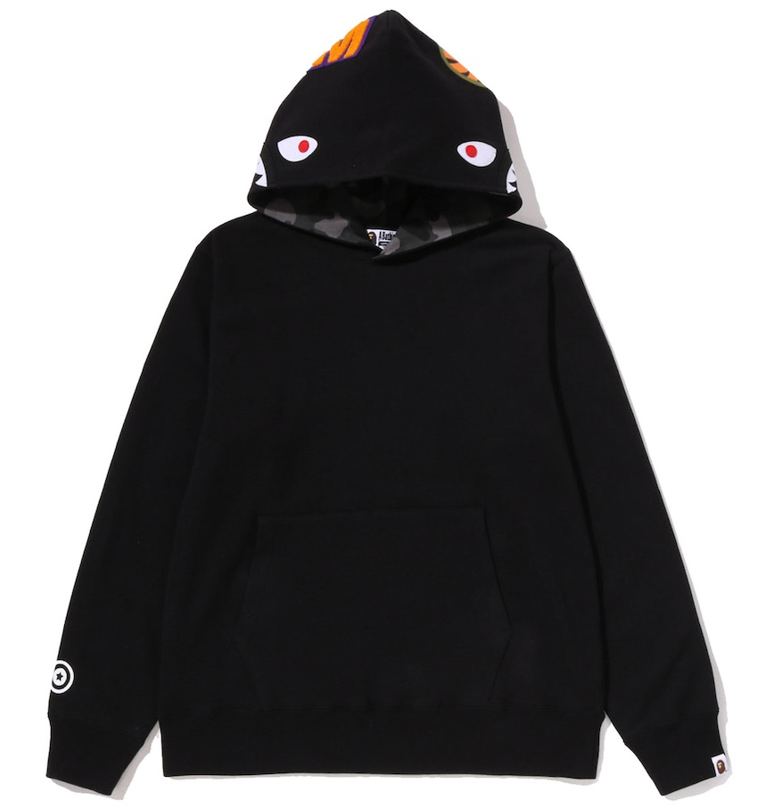  Áo Bape Color Camo Shark Pullover Hoodie 'Black' 