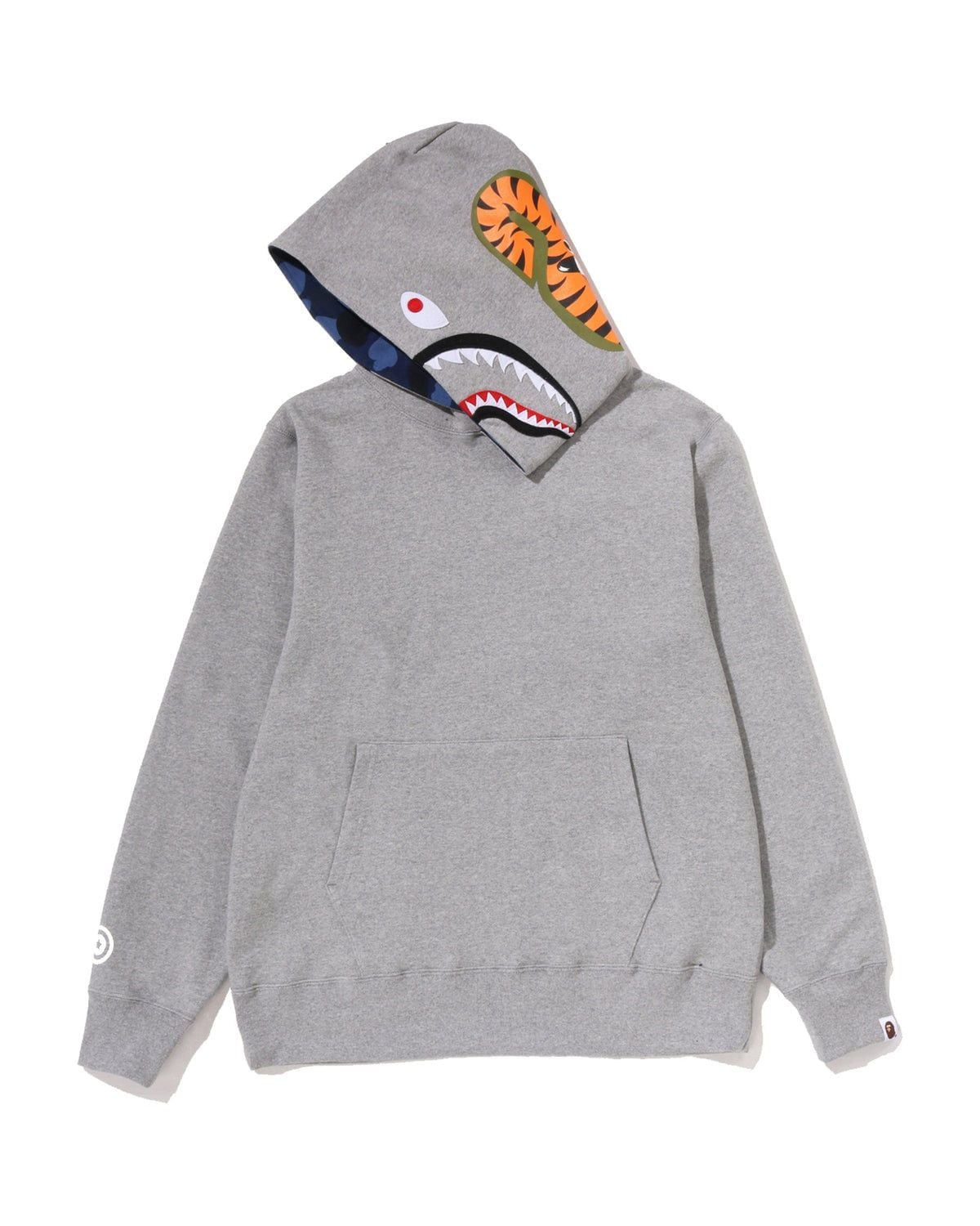  Áo Bape Color Camo Shark Pullover Hoodie 'Grey' 