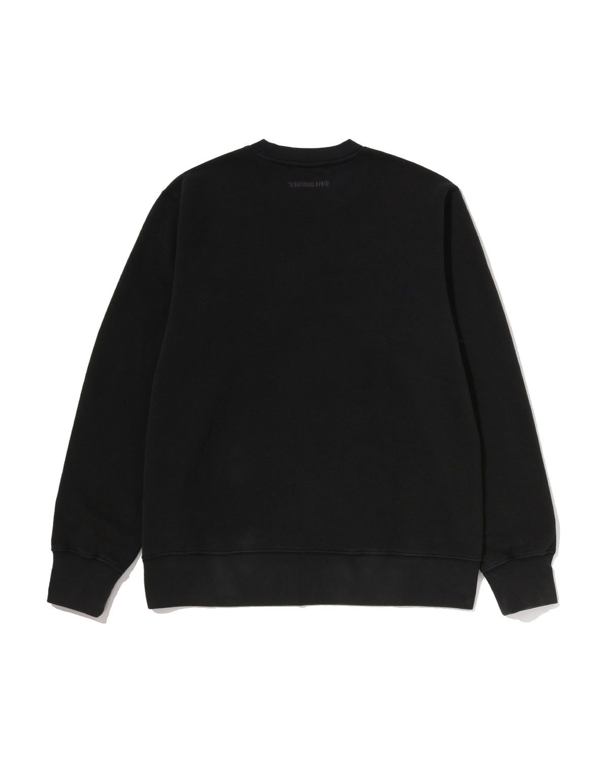  Áo Bape Heavy Washed Milo Crewneck Sweatshirt 'Black' 