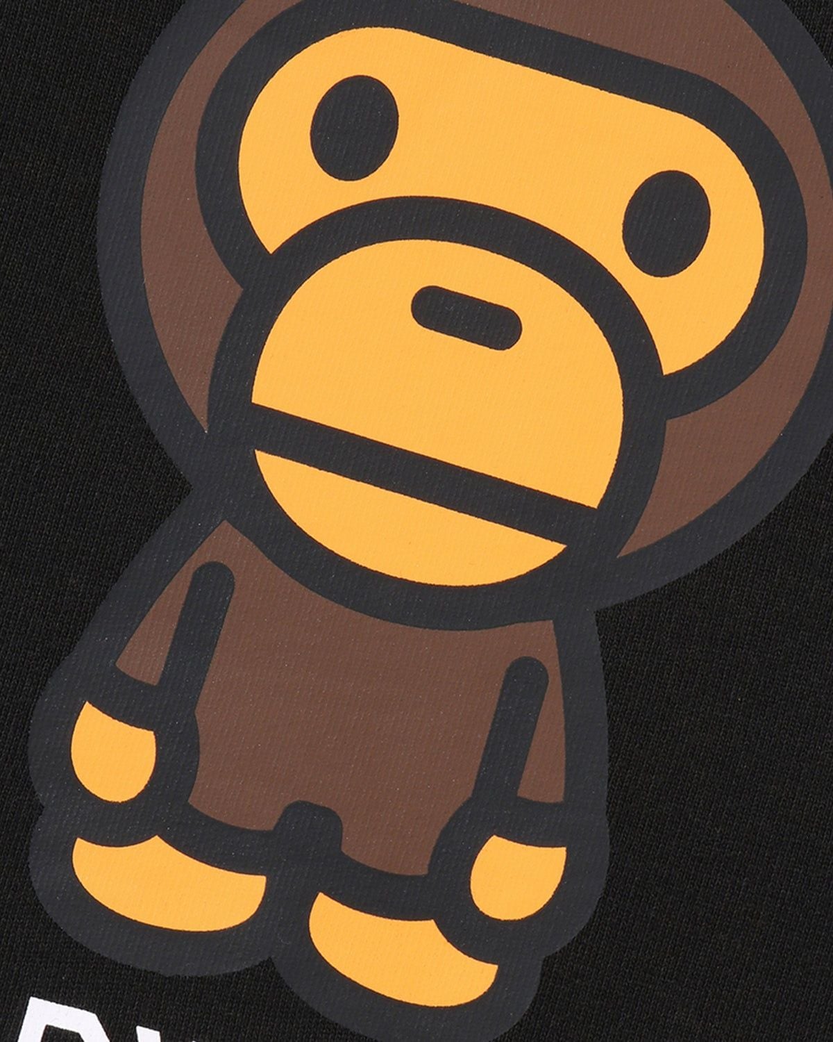  Áo Bape Heavy Washed Milo Crewneck Sweatshirt 'Black' 