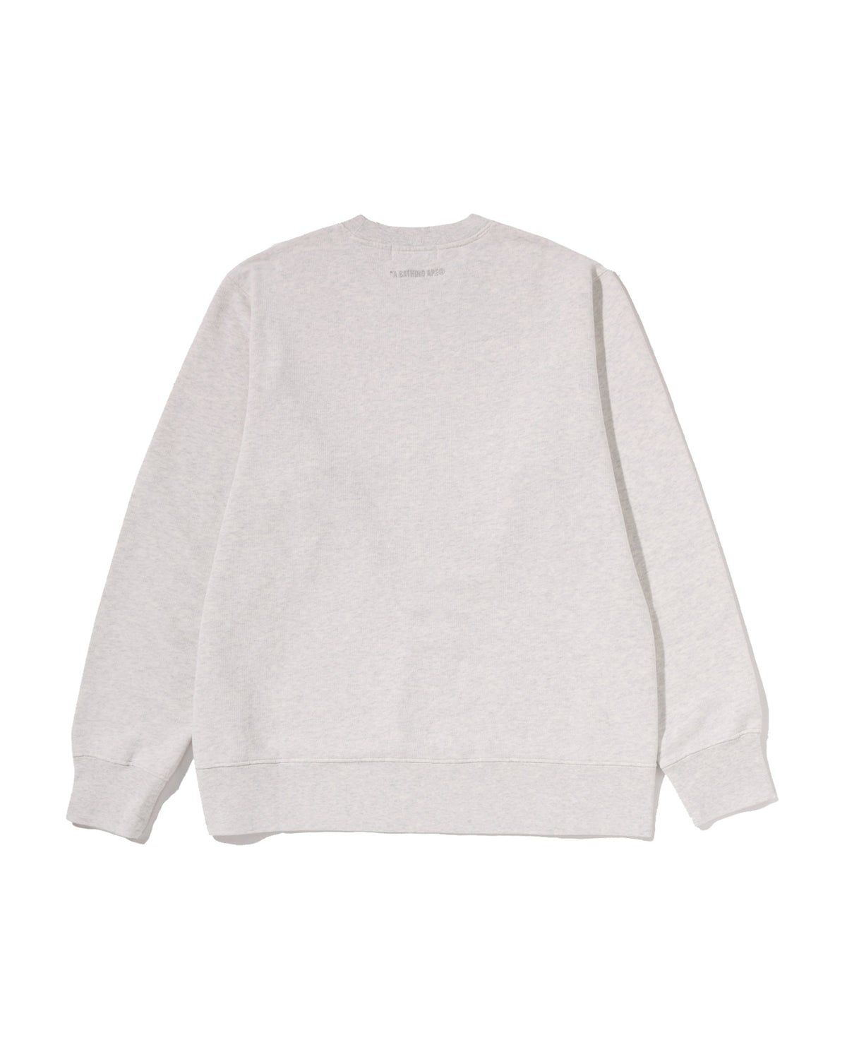  Áo Bape Heavy Washed Milo Crewneck Sweatshirt 'Grey' 