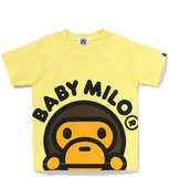  Áo Bape Kids Big Baby Milo Tee 'Yellow' 
