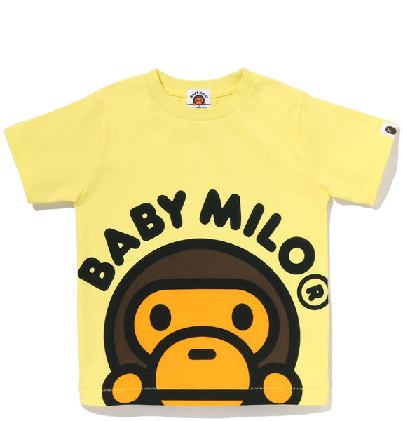  Áo Bape Kids Big Baby Milo Tee 'Yellow' 