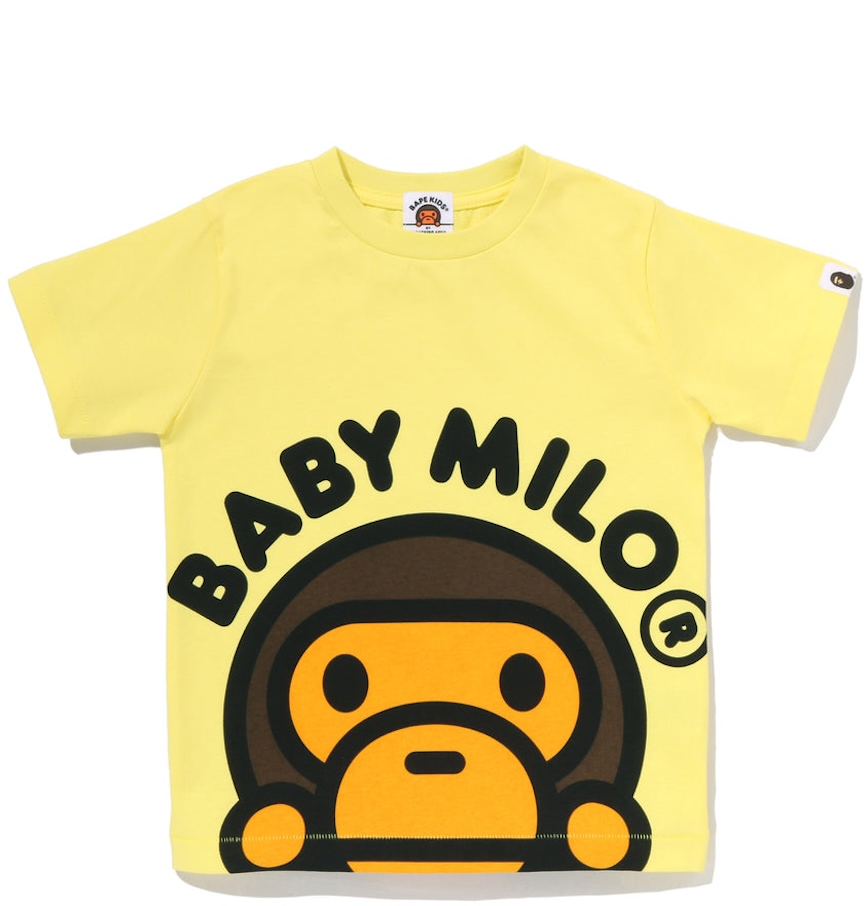  Áo Bape Kids Big Baby Milo Tee 'Yellow' 