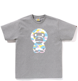  Áo Bape New Multi Camo Big Baby Milo Tee 'Grey' 