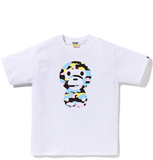  Áo Bape New Multi Camo Big Baby Milo Tee 'White' 
