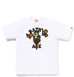  Áo Bape Tiger Camo College Milo Tee 'White' 