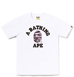  Áo Bape Tiger Camo College Tee 'White' 