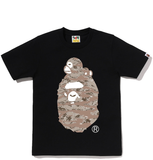  Áo Bape Tiger Camo Milo on Big Ape Tee 'Black' 