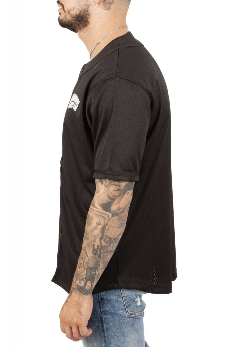  Áo Billionaire Boys Club BB Cadet Baseball Jersey 'Black' 