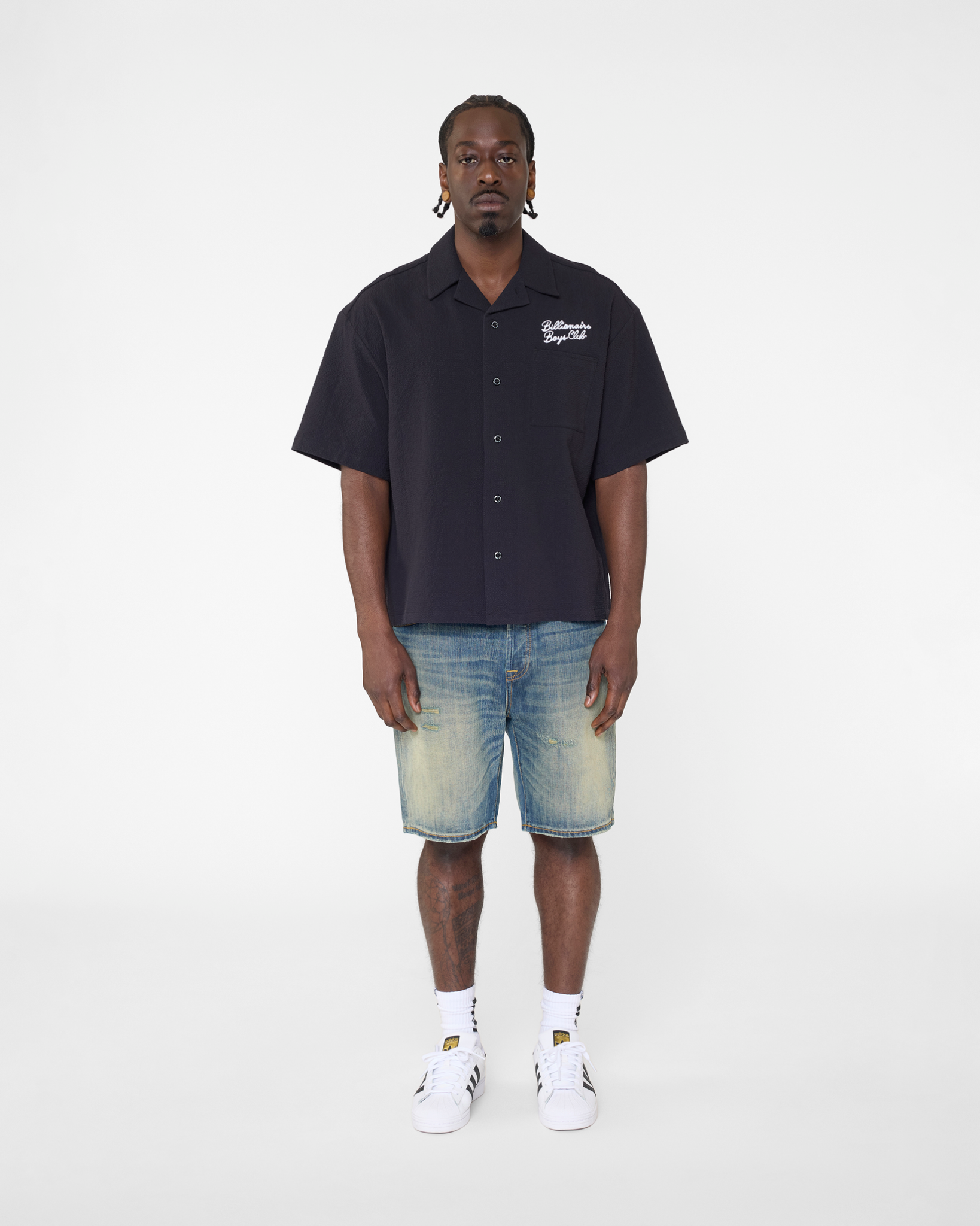  Áo Billionaire Boys Club Script SS Woven 'Black' 