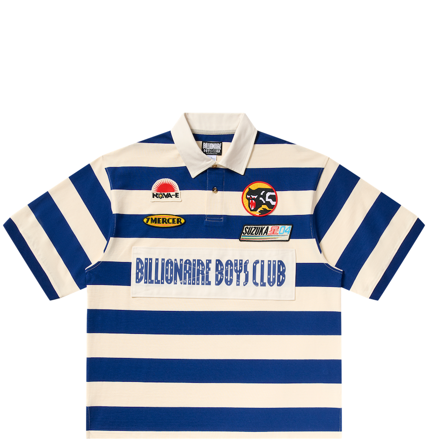  Áo Billionaire Boys Club Trails SS Knit 'Blue White' 