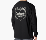  Áo Carhartt WIP Long Sleeve Spree ‘Black' 