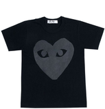  Áo CDG Heart Shape Printing 'Black' 