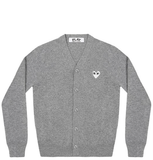  Áo CDG Play Cardigan 'Grey' 