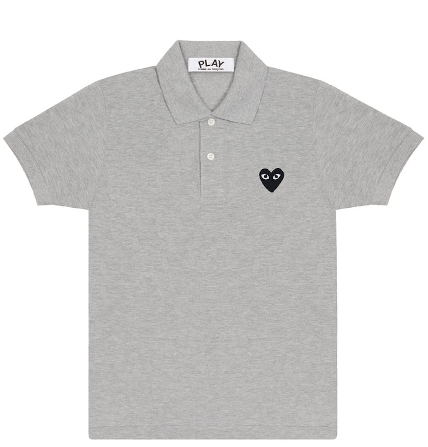 Áo CDG Play Polo Black Emblem 'Grey' 
